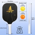 thumbnail image 4 of Pickleball Paddles Set Of 2, Fiberglass Surface, Horrible Theme, 4 Balls & Bag, 4 of 5