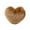 Coffee-CO-home supplies, variant on LEFTHIGH Home Faux Wool Long-Pile Heart Shaped Throw Pillow with Insert - Soft Plushy Sofa Cushion for Bedroom Living Room Decoration and Gift Giving Birthday Decorations