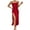 Red, variant on Women Silk Satin Nightgown Side Slit Long Sleepdress for Ladies Slip Night Dress Sleepwear Elegant
