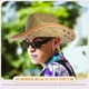 thumbnail image 3 of Sombrero de playa de paja para hombre, sombrero de ala ancha para hombre, sombrero de playa con visera, sombrero de playa de verano, decoración, 3 of 8
