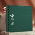 thumbnail image 1 of COM1950s DIY Scrapbook Album for Wedding and Baby Memories, Handmade Photo Album with Refillable Pages, Interactive Keepsake Journal for Couples & New Parents,Bilingual Memory Book, Loose Leaf Design, 1 of 9