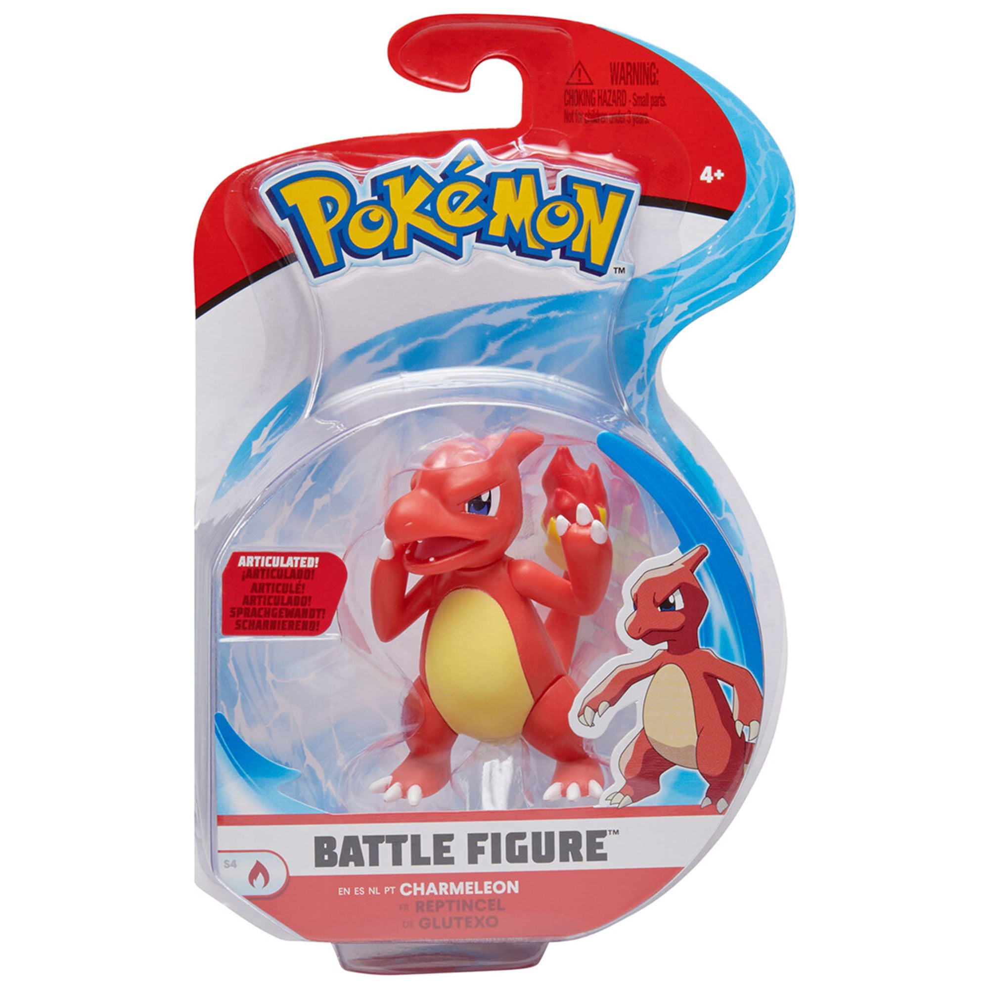 Pokemon Charmeleon Articulated Trading Card Game Figure
