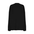 thumbnail image 4 of jtjvou Women Open Front Cardigans Trendy Fall Long Sleeve Drop Shoulder Soft Knit Slouchy Sweater Winter Outerwear 2025 Black L, 4 of 8