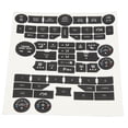 thumbnail image 1 of Window Switch Button Repair Decals,Car Interior Button Repair Car Interior Button Repair Sticker Button Repair Decal Set Unrivaled Performance, 1 of 7