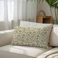 thumbnail image 3 of Green Floral King Size Pillow Cover, Pillowcase Protectors with Zipper, Breathable Decorative Throw Pillow Case Cover, Vintage Rustic Botanical Spring Pillow Shams for Couch Sofa 20x36Inch, 3 of 8
