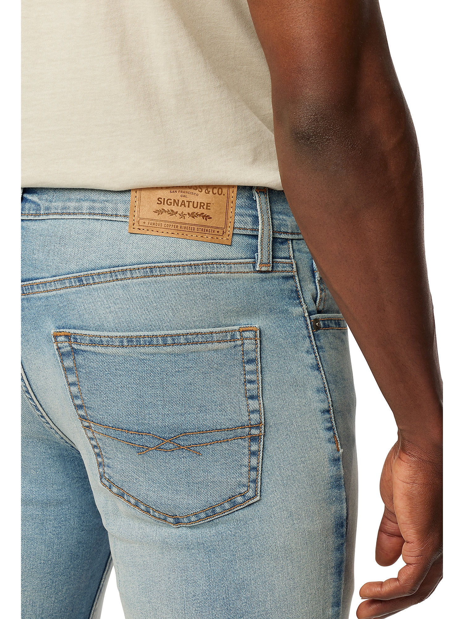 Levi Strauss Signature Men's and Big and Tall Slim Fit Jeans