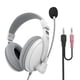 thumbnail image 2 of Auriculares supraaurales con cable de 3,5 de línea de Auriculares blanco jinwen Auriculares para juegos con cable, 2 of 8
