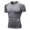 Gray, variant on Monfince Men's Sports Quick-drying Short Sleeve T-shirt Summer Casual Slim Elastic Shirts Tops