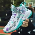 thumbnail image 4 of Womens Basketball Shoes Fashion Non Slip Lace Up Athletic Outdoor Sneakers, 4 of 4