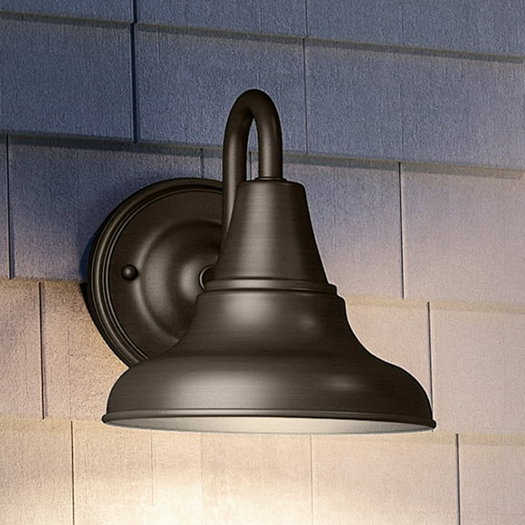 Luxury Industrial Wall Sconce, 8.25H x 8W, with Vintage Style, Olde Bronze, UHP1360 by Urban Ambiance