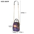 thumbnail image 2 of FORMRS Crossbody Bag for Women Quilted Travel Shoulder Cell Phone Purse with Chain Strap Handbag, Blue Neon Road, 2 of 7