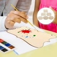 thumbnail image 4 of FESTFENDS 12Pcs Unfinished Blank Sign Assorted Color 15.5X13X0.2In Diy Wood Plaque, 4 of 8