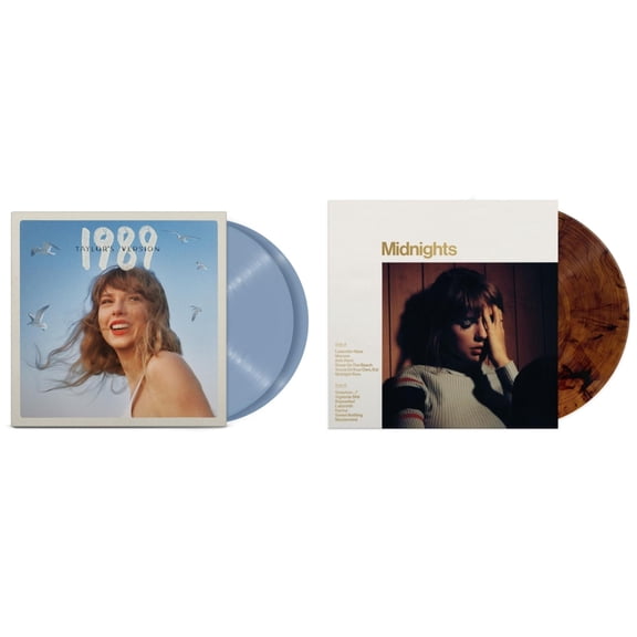 Midnights (X) (Mahogany Color LP Vinyl) & 1989 (Taylor's Version) (2LP/Crystal Skies Blue Vinyl)