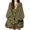 Green, variant on Women Sweater Coat V-Neck Long Sleeve Solid Color Knitting Coat with Large Pockets Mid-Length Loose Fit Sweater Cardigan