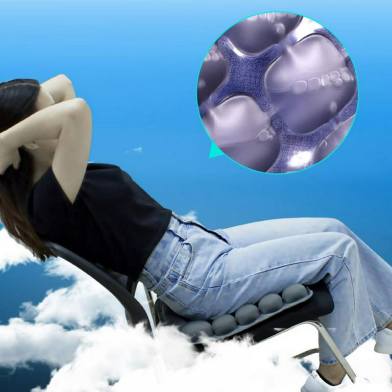 Air Inflatable Seat Cushion Pillow For Plane Travel Tailbone pain