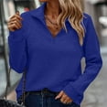 thumbnail image 4 of Women’s Casual Knitted Sweatshirt with Stand Collar Long Sleeve Pullover Top Soft Solid Color Stylish Streetwear for Daily Life, Travel, and Weekend Outfits, 4 of 4