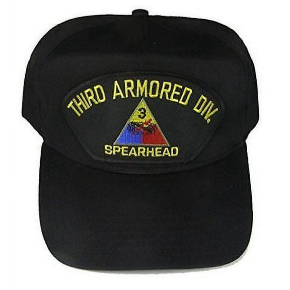 US ARMY 3RD THIRD ARMORED DIVISION AD SPEARHEAD CAP HAT VETERAN SOLDIER