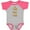 Baseball Heather and Hot Pink, variant on Inktastic Thanksgiving I Yam What I Yam Funny Boys or Girls Baby Bodysuit
