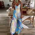 thumbnail image 3 of Vibe Blooming Tulips Fine Art Sleeveless Dress Summer Dress Woman 2025, 3 of 7