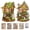 Whimsical Treehouse, variant on Moonsky Whimsical Treehouse DIY Cottage 3D Wooden Puzzle, Miniature Forest Cabin Model Kit with LED Light, Wooden Craft Scene for Bookshelf Decor, Gift for Nature Lovers