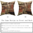 thumbnail image 4 of Rustic Bear Pillow Covers 16x16 inch Square Cotton Country Deer Pillow Covers Indoor and Outdoor Throw Pillow Covers Decorative for Couch/Bed/Living Room (Pack of 2), 4 of 6