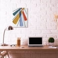 thumbnail image 2 of Stupell Industries Abstract Color Rays Yellow Blue Red Design Canvas Wall Art by Daphne Polselli, 2 of 6