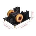 thumbnail image 5 of Módulo calefacción placa voltaje ZVS 1000W 20A DC 12-30V calentadores controlador Flyback, 5 of 5