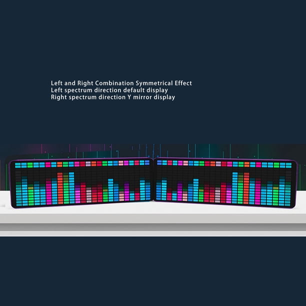 Music Rhythm Analyzer, 20 Dynamic Effects 2 Way Alarm Clock 384
