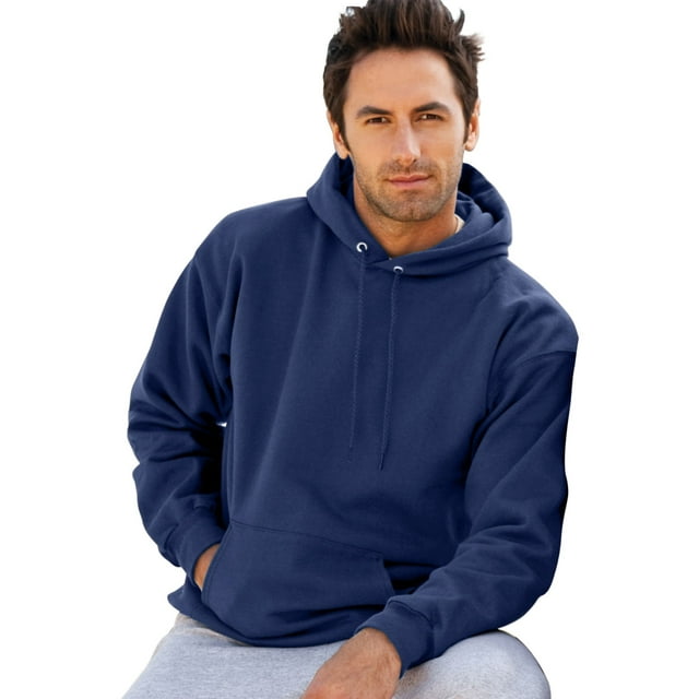 Hanes Chandail à Capuchon en Molleton pour Adulte en Coton Ultime, S, Marine