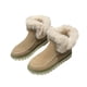 thumbnail image 1 of Zapatos de mujer moda femenina, con pelo redondeado, con punta de terciopelo, zapatos cortos acolchados, botas de nieve, zapatos para correr, botas vaqueras., 1 of 3