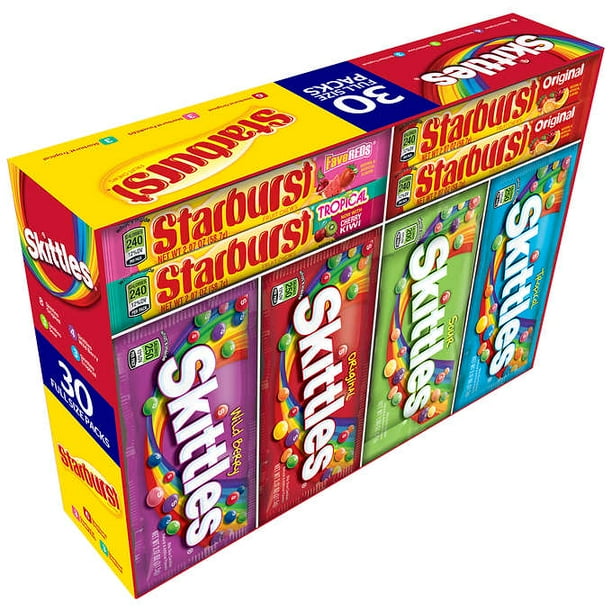 Skittles & Starburst Variety Pack, 30count