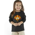 thumbnail image 5 of Tstars Thanksgiving Shirts for Boys Girls Funny Turkey Face Tie Toddler Kids Shirt Medium Black, 5 of 7