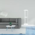 thumbnail image 2 of Mesa Auxiliar De Acrílico Para Espacios Pequeños Y Fácil Montaje. Mesita De Noche Transparente Para Oficina, Decoración De Balcón Y Cómoda Ubicación De Bebidas., 2 of 8