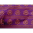 thumbnail image 4 of oneOone Cotton Poplin Fabric Leaves & Lotus Block Print Fabric BTY 42 Inch Wide, 4 of 4