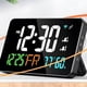 thumbnail image 5 of Reloj de escritorio Wifi Bewildely con brillo ajustable despertador electrónico Espejo naranja, 5 of 6