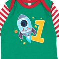 thumbnail image 4 of Inktastic Rocket Spaceship Happy First Birthday Boys or Girls Long Sleeve Baby Bodysuit, 4 of 5