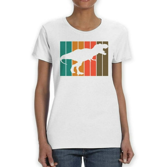 T-Rex Design T-Shirt Women -SPIdeals Designs, Female XX-Large
