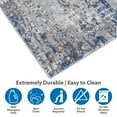 thumbnail image 5 of Madison Park Harley Woven Turkish Area Rug, Blue/Cream - 5x7', 5 of 5