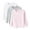 style-03 D, variant on Kogui Long Sleeve Shirts for Toddler Girls Long Sleeve Shirts for Girls Winter Shirts Warm Kids Crewneck Tee Shirt Plain Girls Clothes 3PCS Size 2T 3T (C,2-3 Years)