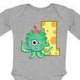 thumbnail image 4 of Inktastic Monster 1st Birthday Boys or Girls Long Sleeve Baby Bodysuit, 4 of 5