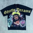 thumbnail image 2 of Lágrimas en el cielo, gótico, hip hop, gráfico, todo impreso, manga corta, peso pesado, sol, ropa de calle, camisetas para hombres, ropa holgada de algodón, 2 of 5