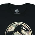 thumbnail image 5 of Jurassic World Men's T-Shirt Camo Filled Logo Design Adult Short Sleeve Crewneck Tee, 5 of 5