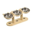 thumbnail image 3 of Bothyi Elevated Pet Bowls Raised Cat Feeder Lightweight Portable Puppy Dish Water stand, 3 of 8
