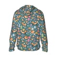 thumbnail image 3 of Daiia Foxes and Birds in Forest UPF 50+ Sun Protection Hoodie Jacket Lightweight Long Sleeve Sun Shirt for Women Men with Pocket Hiking Outdoor-Medium, 3 of 9