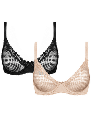 Sexy Scalloped Embroidery Open Bust Demi Cup Lace Shelf Bra Lingerie Adult  Women – Contino