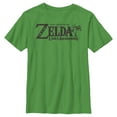 thumbnail image 1 of T-Shirt Garçon Nintendo Legend of Zelda Link's Awakening Switch Logo - Vert Kelly - Très Petit, 1 of 2