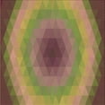 thumbnail image 1 of Ahgly Company Indoor Square Patterned Sienna Brown Area Rugs, 6' Square, 1 of 6