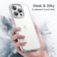 thumbnail image 6 of JETech Case for iPhone 16 Pro 6.3-Inch, Shockproof Phone Bumper Cover, Solid Color Matte TPU Frame, Anti-Scratch Clear Back (White), 6 of 6