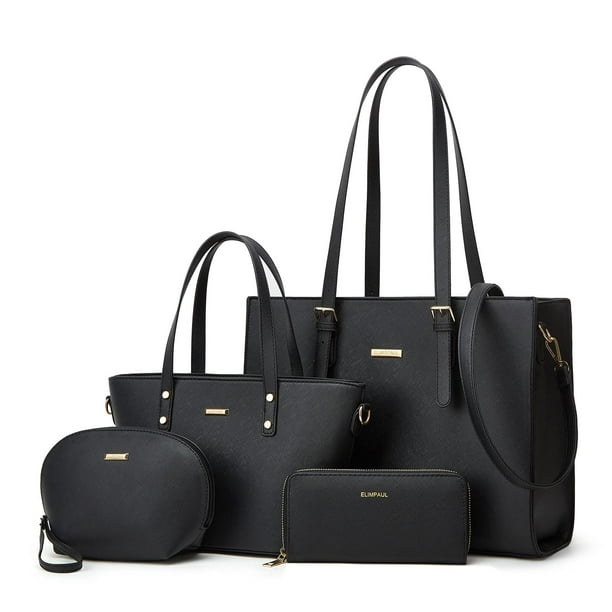Set de bolsos Lovematch de piel sintética 4 piezas para mujer