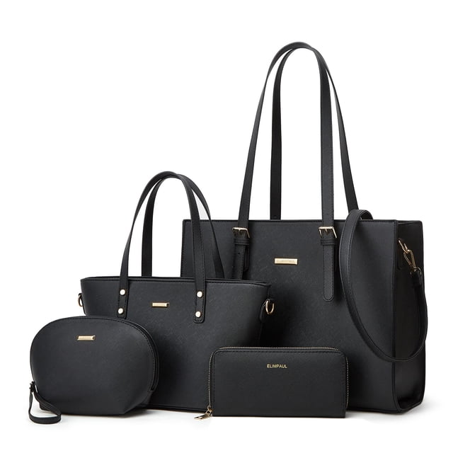 Set de bolsos Lovematch de piel sintética 4 piezas para mujer